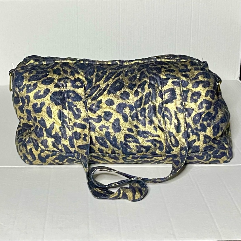 Samara Quilted Leopard Duffel Bag
